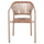 Karrige tavoline Lucci prej alumini 58x56x79Hcm (HM6266.02)