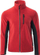 Polar për burra Hi-tec Kasim, fleece 280GSM, me zinxhir komplet, i kuq