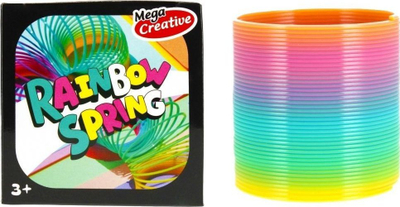 Лодка со пружина Rainbow Spring Mega Creative, пластична, повеќебојна