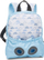 Çantë shpine për kalamaj Nici Travel Friends, me lodër rakun pelush, 25 cm, blu e çelët