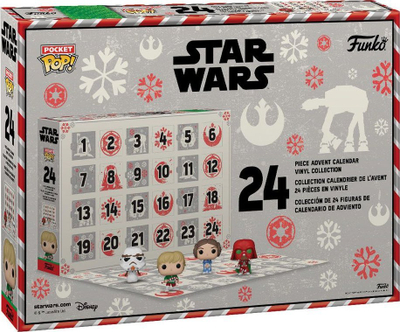 Kalendar Aventi Funko Star Wars Holiday Darth Vader, 24 surpriza, figura mini vinili, shumëngjyrësh
