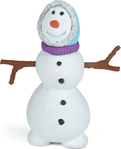 Figurinë lodër PAPO Enchanted World Snowman, për kalamaj, i bardhë