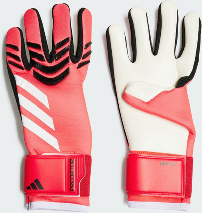 Doreza portieri adidas Predator GL LGE JH3819, për të rritur, pa Fingersave, të kuqe