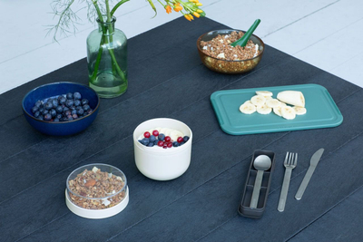 Enë mëngjesi Brabantia Make and Take Breakfast Bowl 0.5L, 0.5L, gri e çelët
