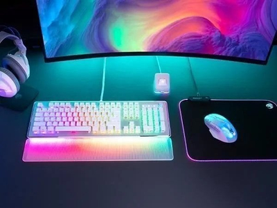 Tastierë gaming ROCCAT Vulcan II Max, optiko mekanike, RGB, e bardhë
