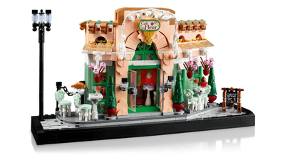 Set LEGO Icons French Café, dekor rafti, për të rritur, shumëngjyrësh