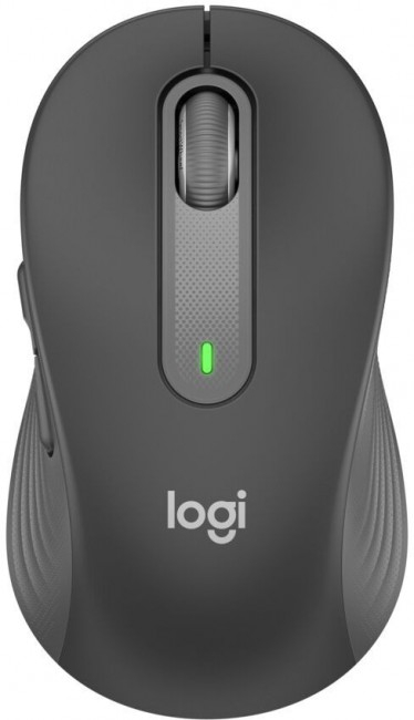 Maus Logitech Signature M650L, wireless, Bluetooth USB, grafit