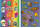 Set ngjitëse dekorative Halloween edhe dinosauro, 2 fletë, me shumë ngjyra