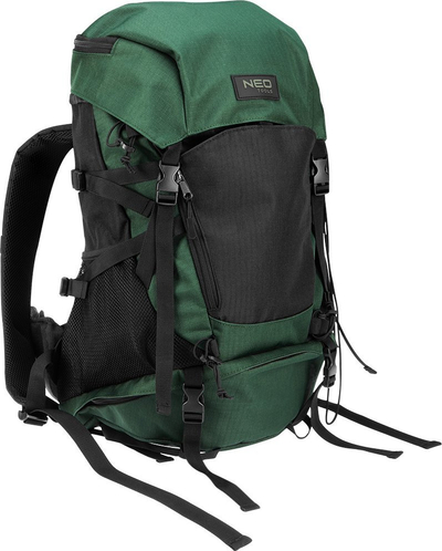 Shpinore turistike NEO TOOLS 84-328, 30L, trekking, jeshile e zezë