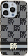 Kapak telefoni DKNY DKHMP15SHCPTSK për iPhone 15, 14 edhe 13, 6.1", MagSafe, i zi