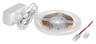 Лента светло ActiveJet AJE-COB, 3m, 19W, 1850lm, неутрално бела