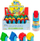 Set plasteline Kids Dough Stamp n Roller, me vula edhe rrotulla, me ngjyra nga të gjitha