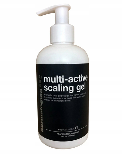 Xhel trupi Dermalogica Pro Multi Active Scaling Gel, profesional, 237 ml, i bardhë