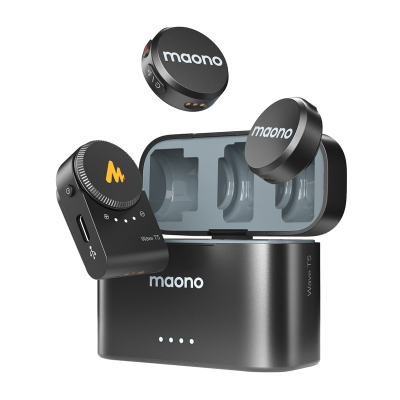Mikrofon wireless Maono WM650 A2, 2 transmetues, USB-C Lightning, i zi