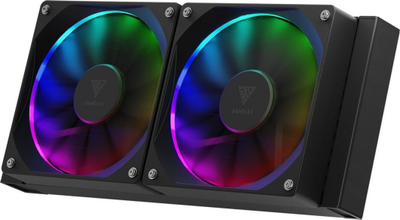 Ftohës uji për CPU Gamdias Chione P3 240U, 240mm, ARGB, i zi