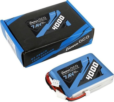 Bateri Li Po Gens Ace G2S4000 EH, 2S 7.4V, 4000mAh, JST EHR