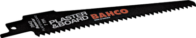 Teh sharre reciproke Bahco Sandflex Bimetal 3942, 228mm 7TPI, për gipskarton edhe dru, ngjyrë e zezë