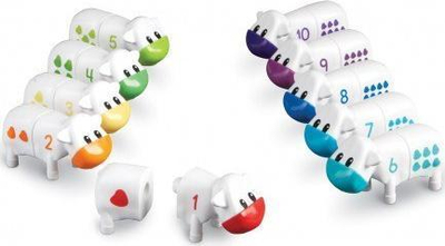 Lodër edukative Learning Resources Snap n Learn Counting Cows, set me 10 lopë, për kalamaj 2+ vjeç, me ngjyra nga të gjitha