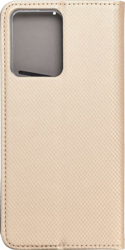Këllëf libër OEM për Xiaomi Redmi Note 12 4G, smart case, i artë