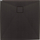 Shtrat dushi Deante Granite Square, 80x80 cm, granit kompozit, nero