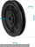 Тркало за кабел за лат машина Enero Fit, 100mm, за кабел 6mm, црно