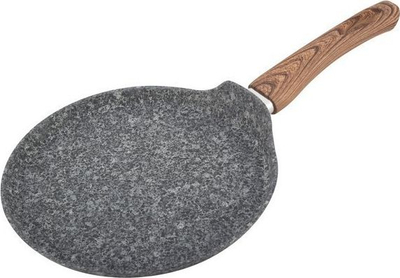 Tigan për palaçinka Kamille KM-4171, 24 cm, me veshje granit, gri