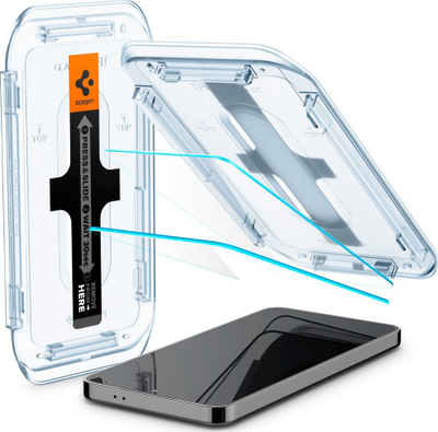 Xham mbrojtës Spigen Glas tR EZ Fit HD, Samsung Galaxy S24 Plus, 2 copa, transparent