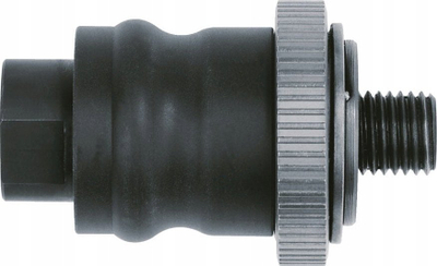 Adapter bërthamash Milwaukee Fixtec M18Ig M16Ag SDS, metal, i zi