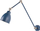 Lampë muri MISSISSIPPI, metal, krah që lëviz, blu e errët