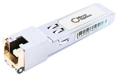 Modul SFP Lanview RJ-45, 1 Gbps, 100 m, ngjyrë argjendi