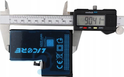 Bateri Licore për iPhone 14 Pro Max, 4323 mAh, litium-jon, e zezë