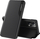 Mbulese me kapak Hurtel Eco Leather View Case për Xiaomi Redmi Note 12 Pro Plus, funksion stand, e zezë