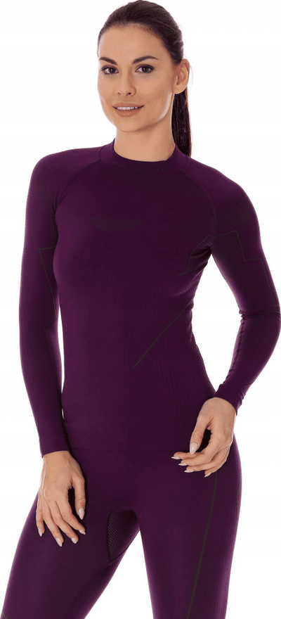 Bluzë për femra Brubeck Thermo, XS, vjollcë