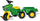 Traktor lodër me pedale Rolly Toys John Deere Trio Trac, timon elektronik, me rimorkjo, jeshil