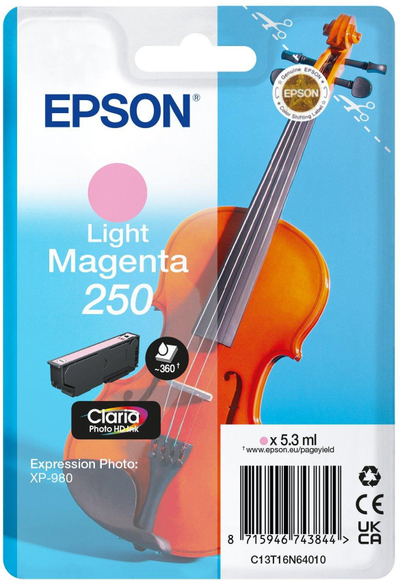 Kartuç Boje Epson 250 C13T16N64010, Light Magenta, 5.3ml, 360 faqe