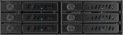 Bay për SSD HDD Chieftec CMR-625, 6x 2.5", SATA, i zi