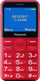 Telefoni Panasonic KX-TU155, 2.4", Dual SIM, i kuq