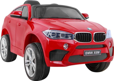 Makine elektrike për fëmijë BMW X6M PA.JJ2199.EXL.CR, 12V, me telekomandë, e kuqe