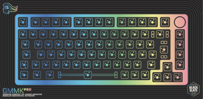 Tastierë Glorious GMMK Pro 75%, Barebone, ISO Layout, e zezë