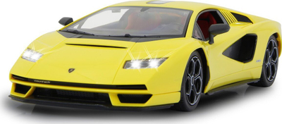 Makina me pult Jamara Lamborghini Countach LPI 800-4, 1:16, 2.4 GHz, LED, e verdhë