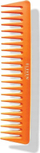 Krehër flokësh Eleven Australia Carbon Fiber Comb, antistatik, dhëmbë të gjerë, portokalli neon