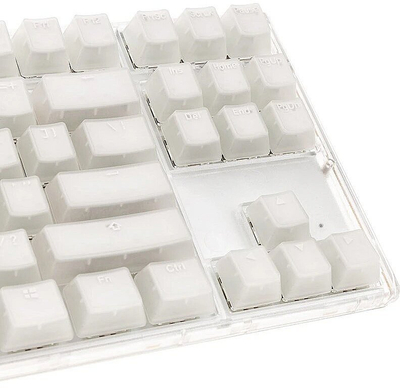 Tastierë gaming Ducky One 3 Aura White TKL, Cherry MX Speed Silver, RGB, e bardhë