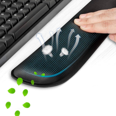 Set jastëk ergonomik Strado, 3 pjesë, me xhel memory, i zi