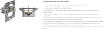 Prizë e jashtme Karlik Logo 11LGPB-1z, IP44, me mbrojtje nga spërkatjet, grafit