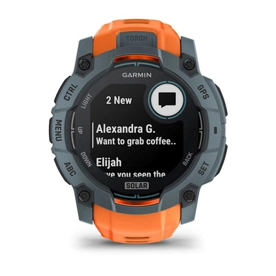 Smartwatch Garmin Instinct 3 Solar, 50mm, GPS, portokalli
