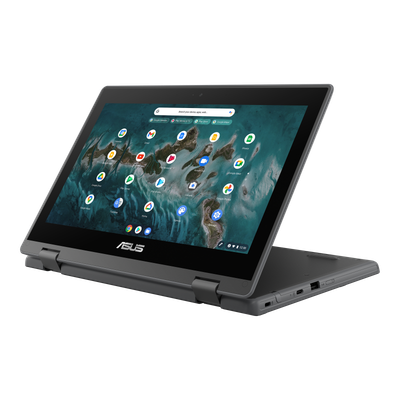 Laptop Asus Chromebook Flip CR1100FKA, 11.6" HD Touch, 8GB RAM, gri