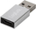 Përshtatës USB LogiLink AU0056, USB C në USB A, argjendtë