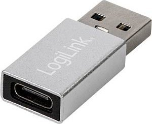 Përshtatës USB LogiLink AU0056, USB C në USB A, argjendtë