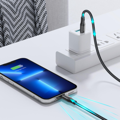 Kabllo karikimi Joyroom USB C në Lightning, PD 20W, 1m, e bardhë