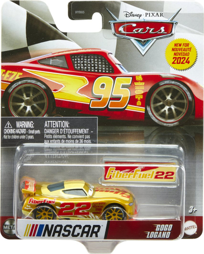 Lodër makinë metalike Disney Cars Nascar DC, 1:55, me pit stop, shumëngjyrëshe